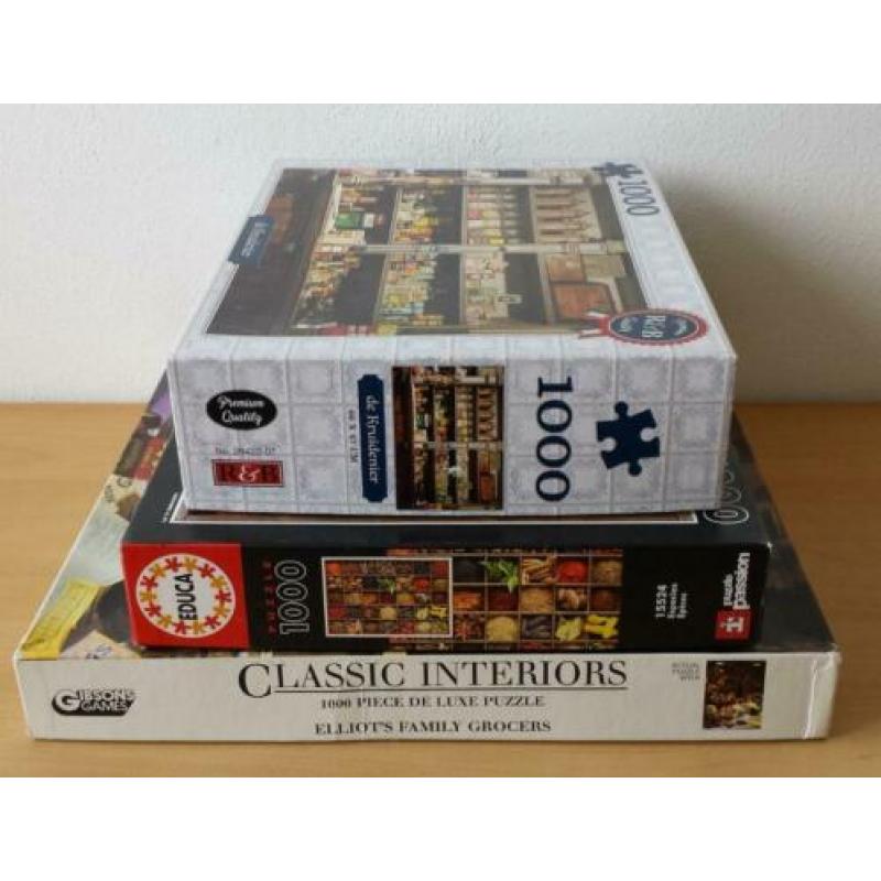 Puzzel Classic Interiors / Kruidenier - 1000 stukjes
