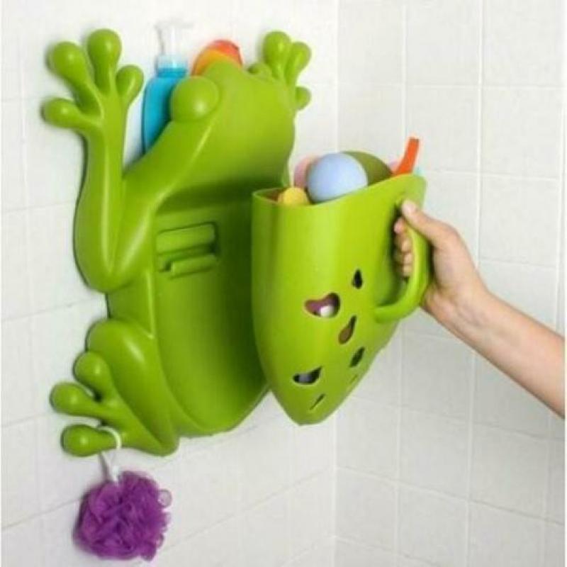 Boon Frog Pod badkikker - opbergen + opruimen badspeelgoed.