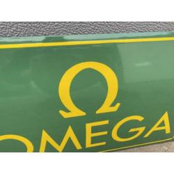 Omega emaille reclamebord 60x35cm