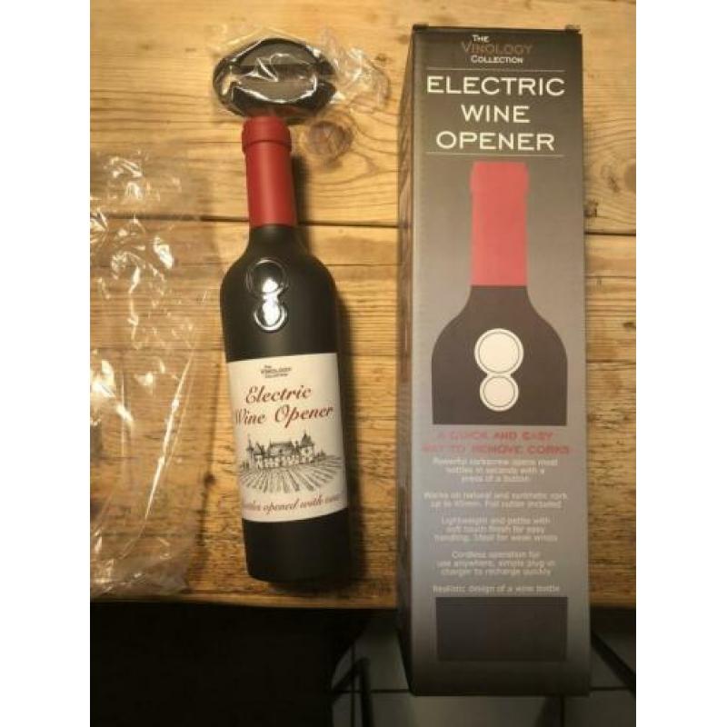 The vinology electrisch kurkentrekker wijnfles nieuw wijn