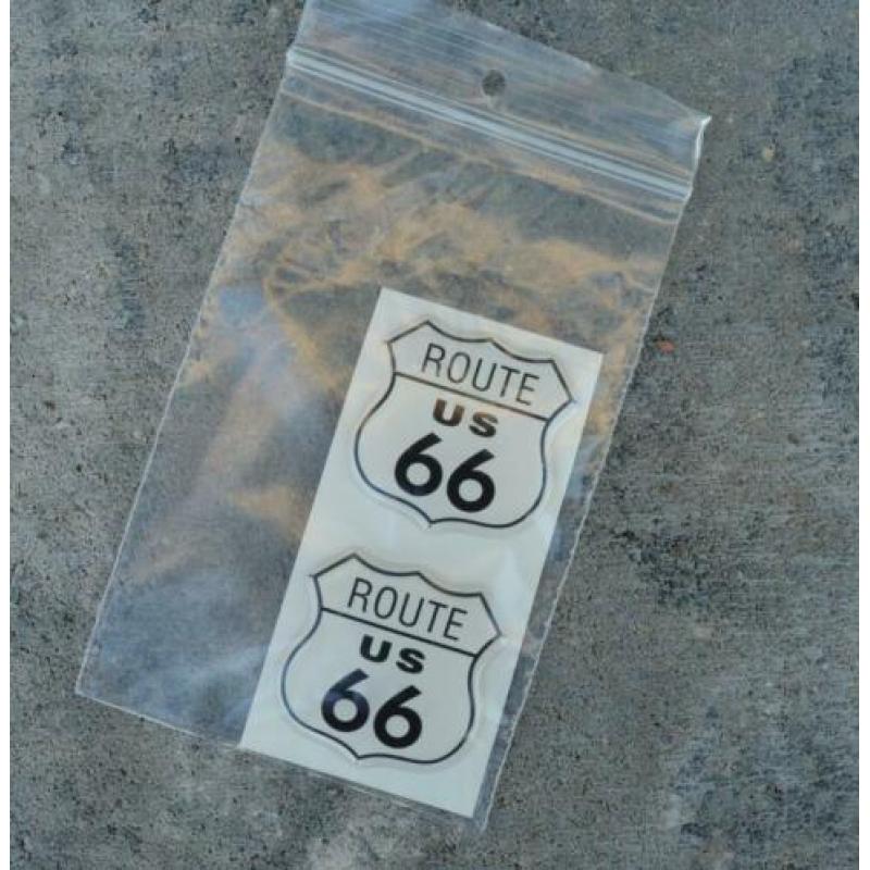 set 3d Route 66 stickers Indian Harley Davidson street glide