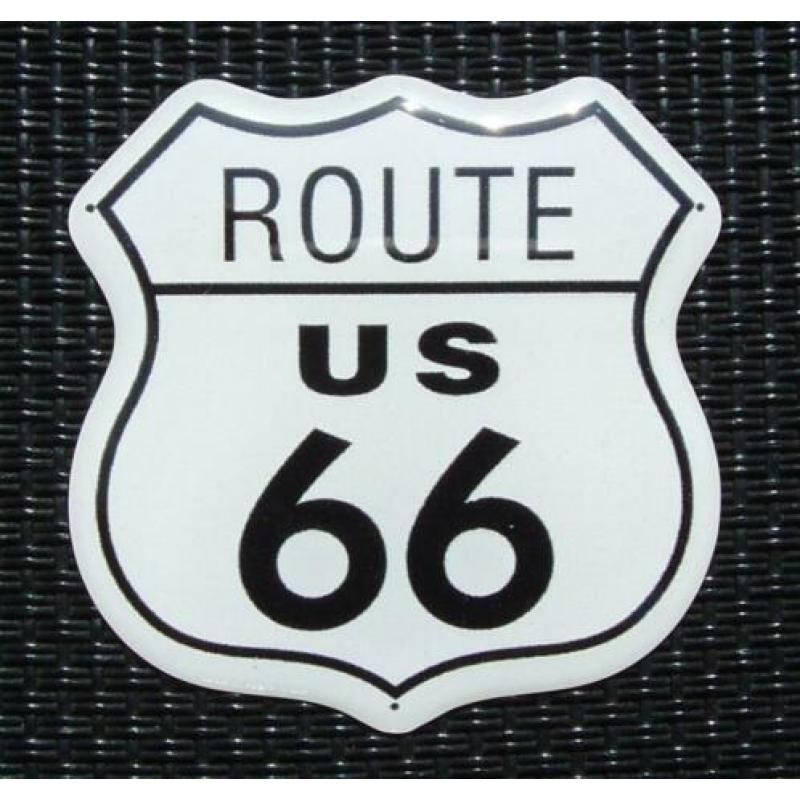 set 3d Route 66 stickers Indian Harley Davidson street glide