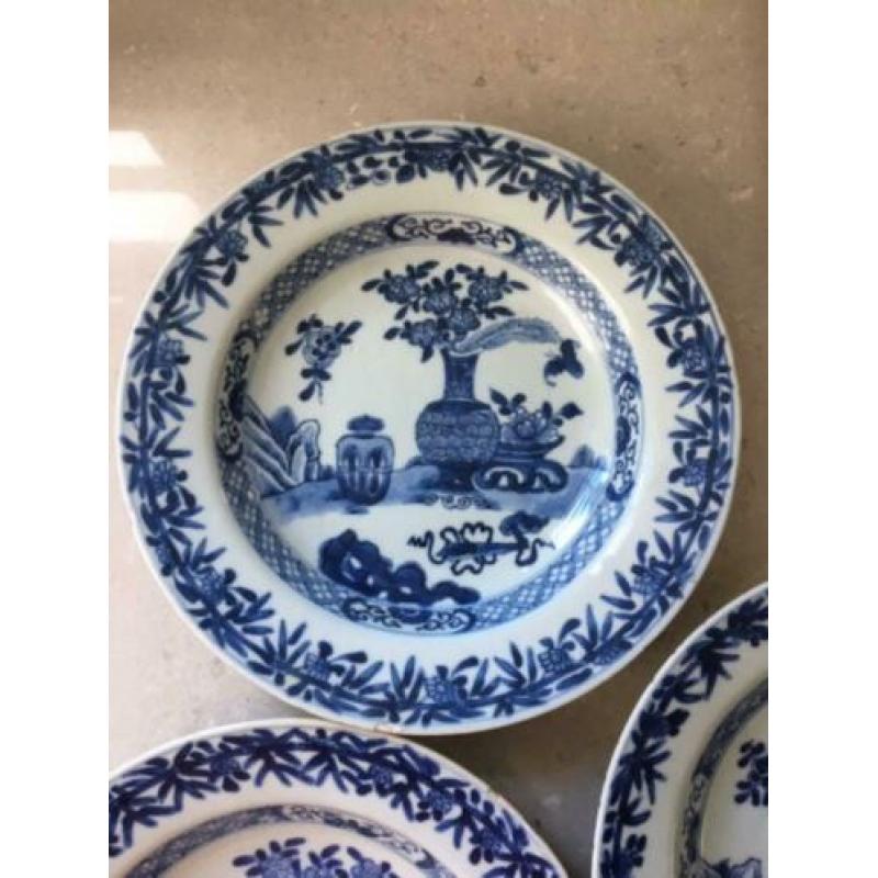 blauwe chinese borden
