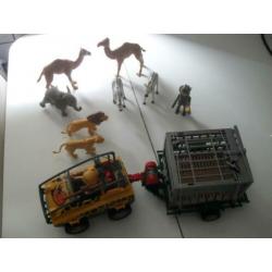 vintage playmobil speelgoed - safari / haaienkooi