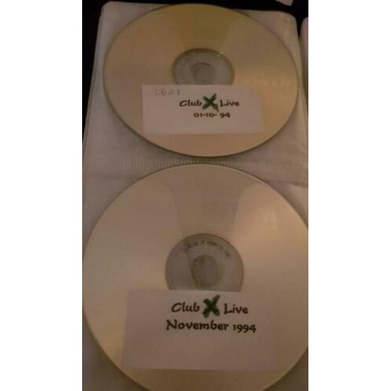 Club X hardcore gabber early cd's.Live set 90''s Thunderdome
