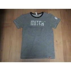 MITCH / MTC / Shoeby leuk grijs / zwart gestreept t-shirt