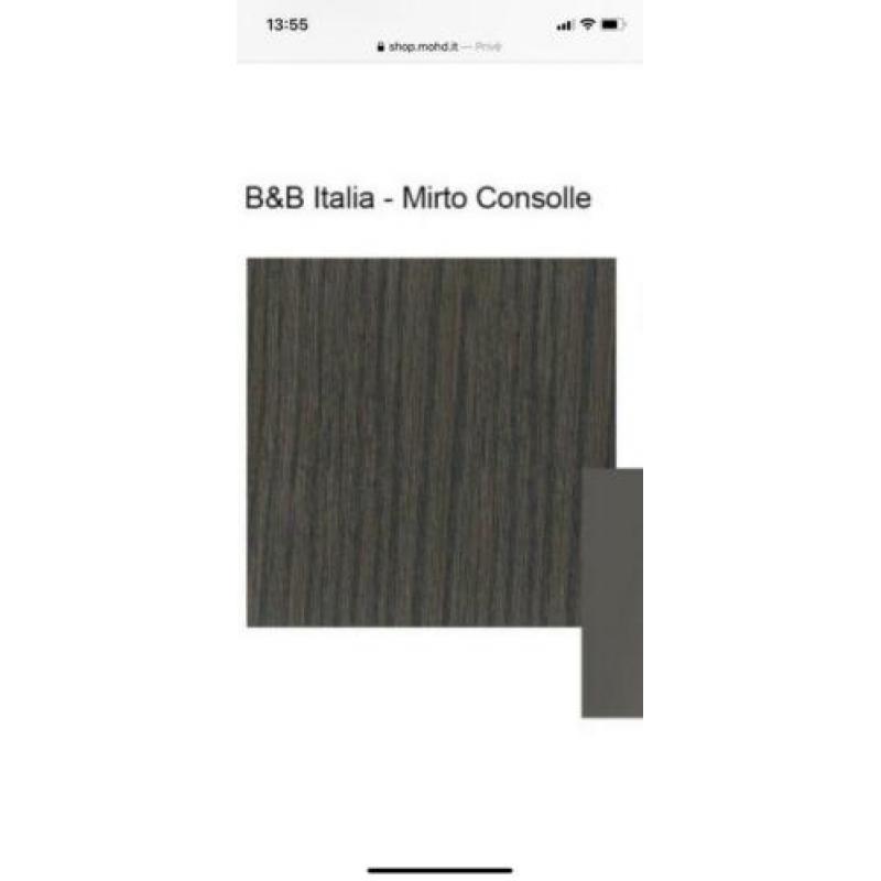 B&b Italia, design side table mirto console