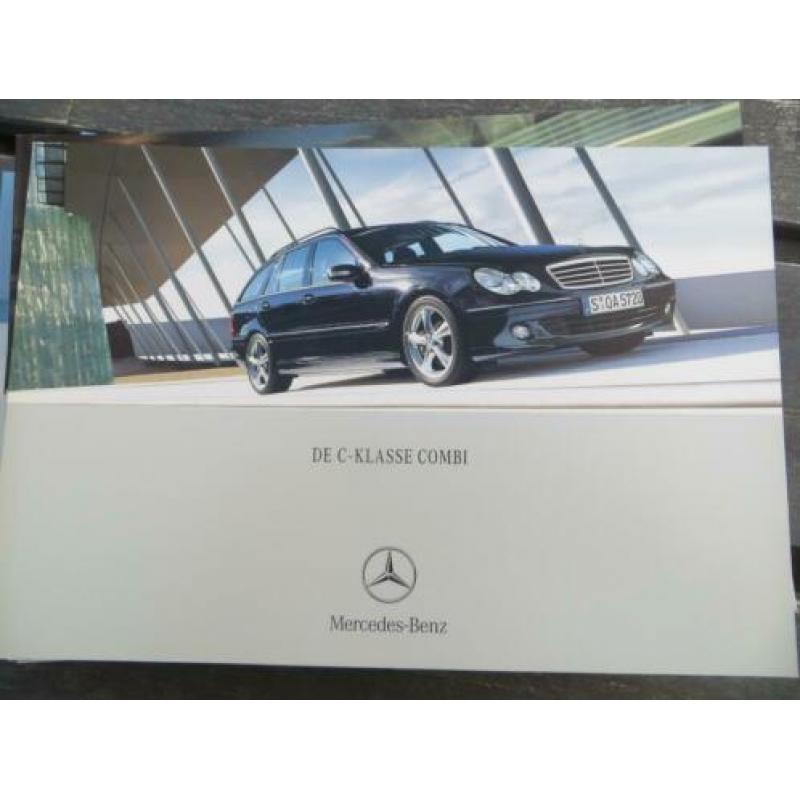 Folder Mercedes-Benz C-klasse Combi facelift 2004 + C 55 AMG