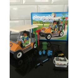 Playmobil Dierenverzorger met materiaal 6636