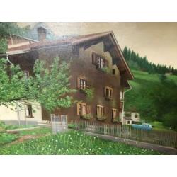 Schilderij | Berglandschap | Volkswagen | 100 x 70 cm