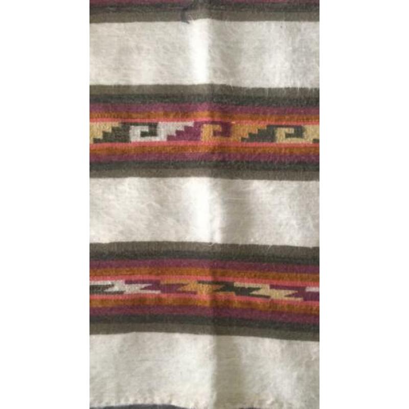 Tapijt alpacawol mexicaans aztec, 45 x150 cm