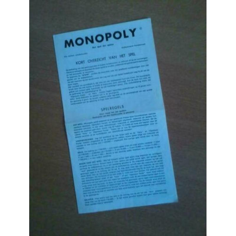 Monopoly (MOOIE STAAT!) 'gulden'-editie/jaren '80 (Clipper)
