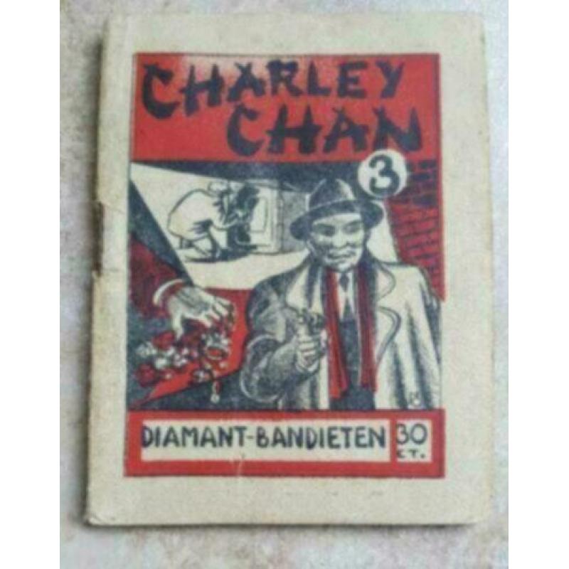 595. Antiek strip Charley Chan 3 Diamant bandieten 1949