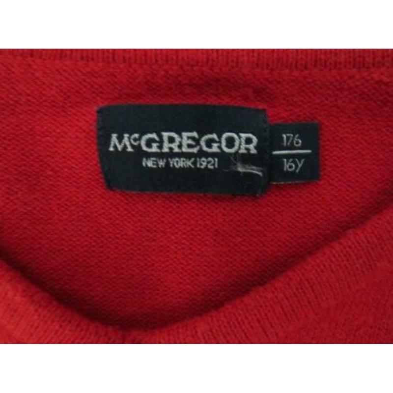 Bijna nieuwe rode trui van Mc Gregor maat 176