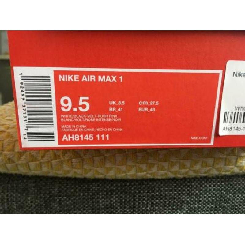 Nike air Max 1 Volt Rush 43 ds