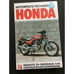 Honda (CB) motorfiets techniek (Werkplaatshandboek) 1989