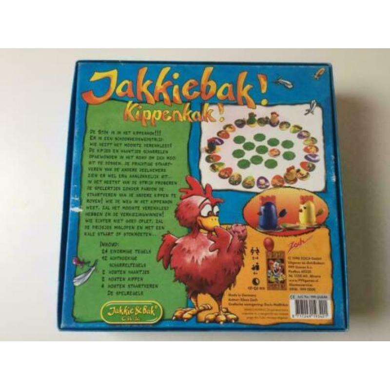 999 Games - Jakkiebak! Kippenkak! ** ZO GOED ALS NIEUW! **
