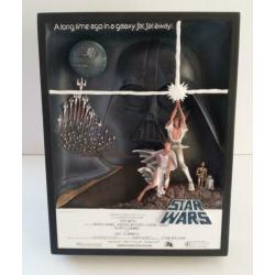 Star Wars Code 3 New Hope Sculpture Movie Poster No Sideshow