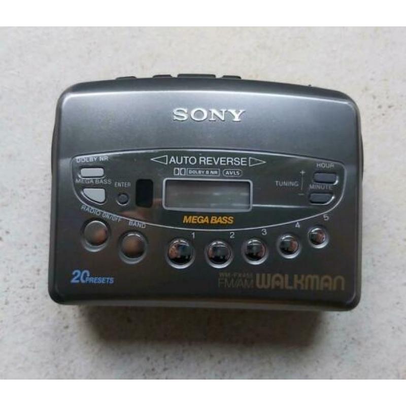 Sony WM-FX455 walkman AM FM radio.