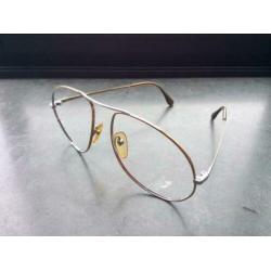 NOUVELLE LIGNE Action V Aviator vintage eyewear gold silver