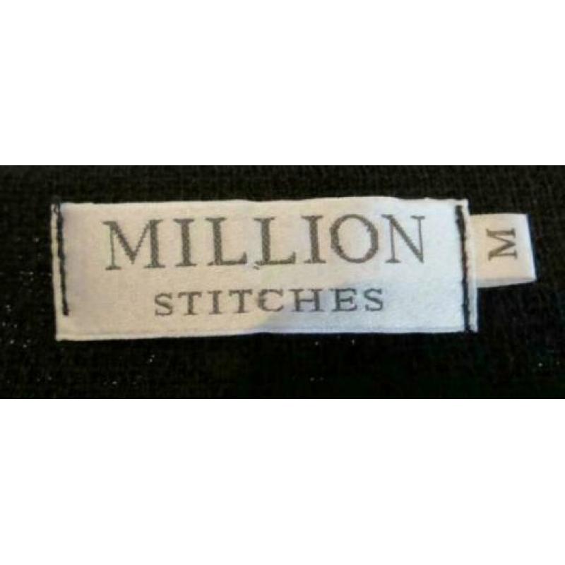 Million Stitches zwarte lange rok maat M maat 40