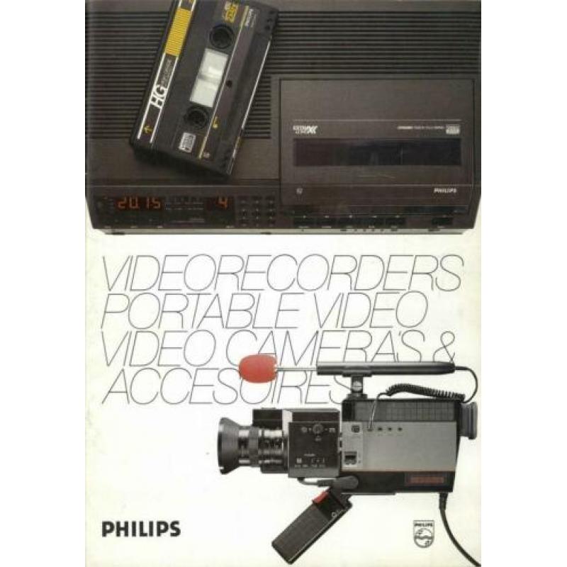 Philips, video 2000 recorders camera najaar 1984