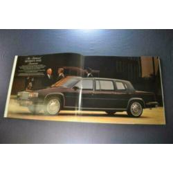 1986 Cadillac Fleetwood 75 Limousine Prestige Brochure USA
