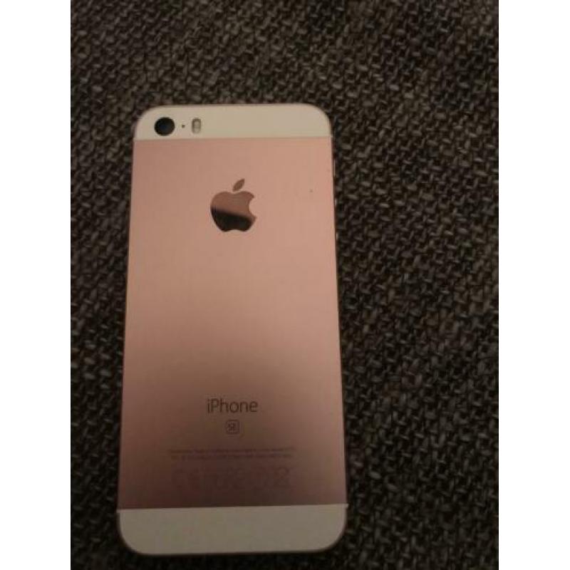 iPhone SE 64 GB rosé gold met gloednieuw scherm