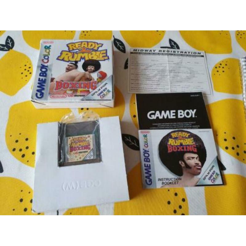 Nintendo Game Boy Color cib Ready 2 Rumble Boxing
