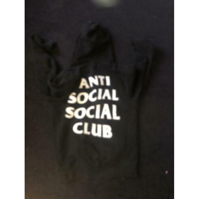 Originele anti social social club hoodie (assc) maat s