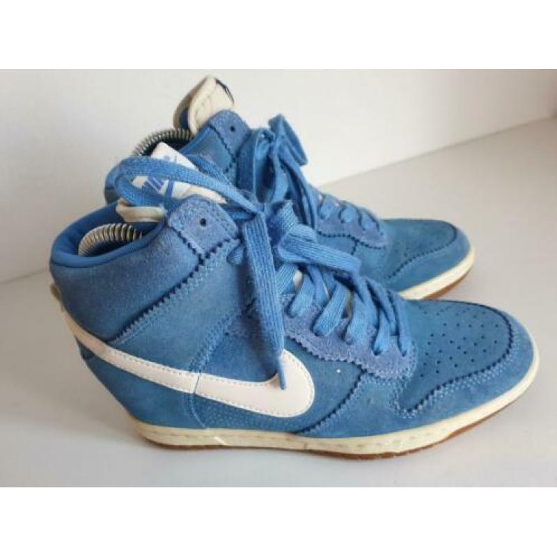 Nike sky dunk hi maat 39 blauw sneakers