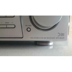 Sony versterker - zilvergrijs - met afstandsbediening
