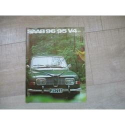 Saab 96 en 95 V4 folders 1969 . !!