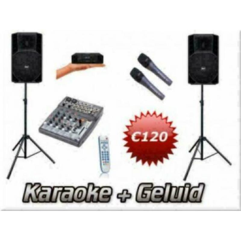 karaoke set huren karaokeset verhuur speaker dvd microfoon