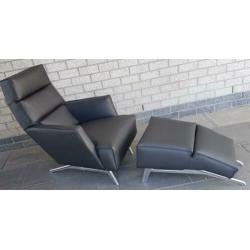 Relax lounge fauteuil leer solo design on stock