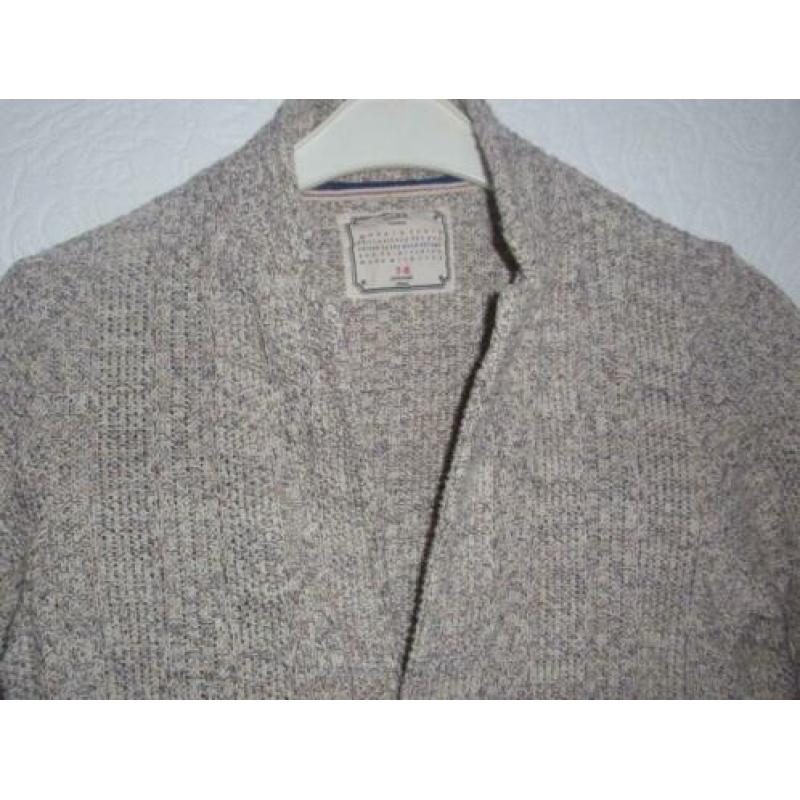 Maat 128 - zara knitwear - bruine vest
