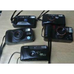 Vijf compact camera's