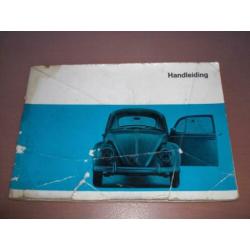 Handleiding/ instructieboekje Volkswagen Kever/ 1966