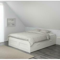 Ikea Brimnes bed met lades