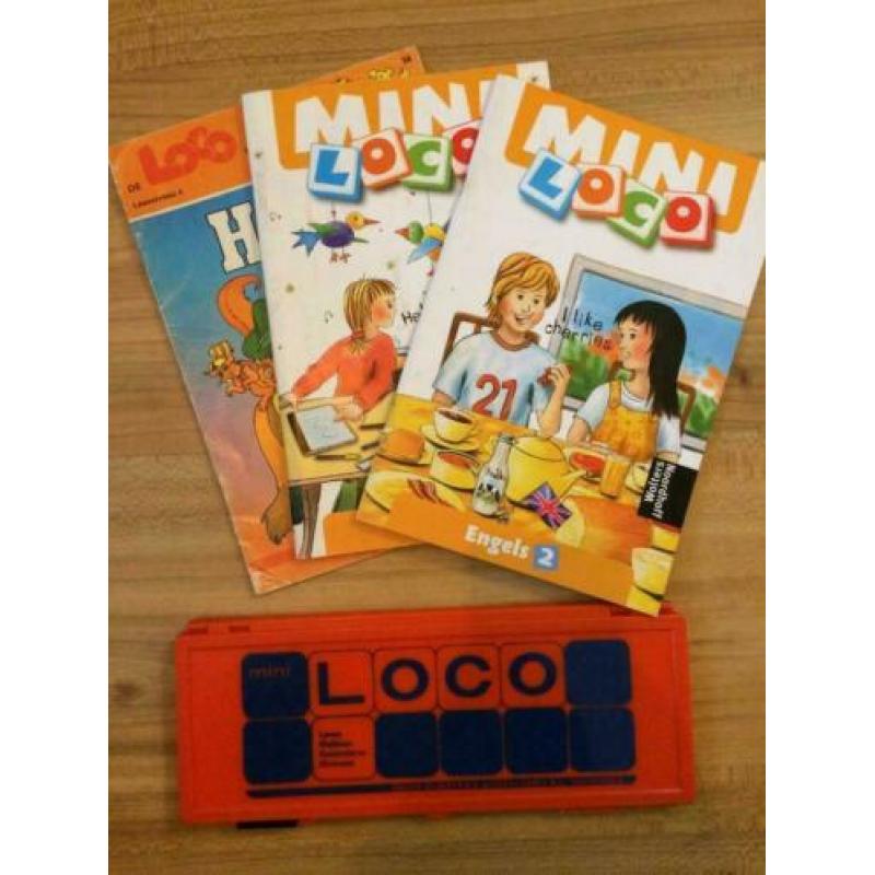 Mini Loco doos en 3 boekjes Engels 1 en 2 Leeuwtjes