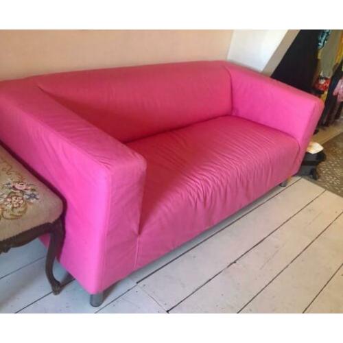 Ikea klippan 2-zitsbank roze