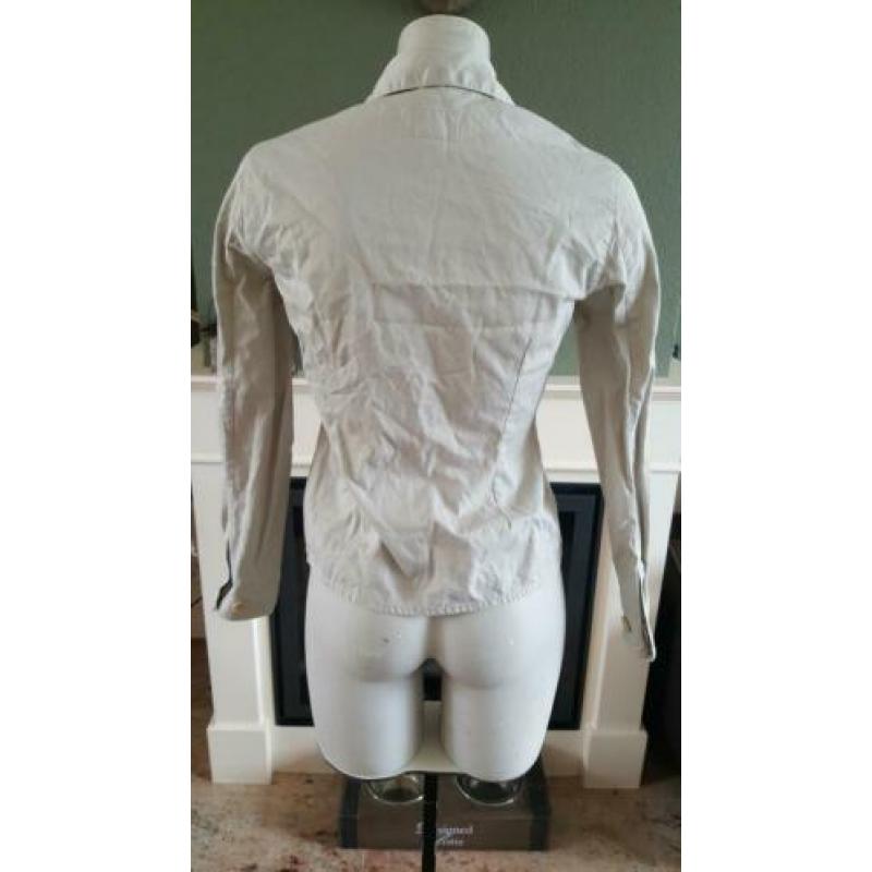ZGAN grijze ARMANI EXCHANGE blouse XS 34, grijs, blouseje