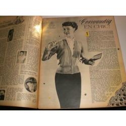 Oud damestijdschrift ' Margriet' 7 juni 1952, TOP staat