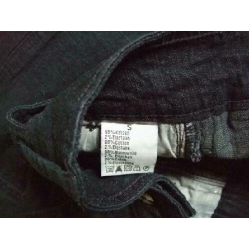 nieuw zwart stretch jeans rokje van Hot Item mt S
