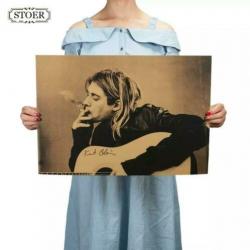Nirvana Kurt Cobain poster nevermind cd lp foo fighters boek