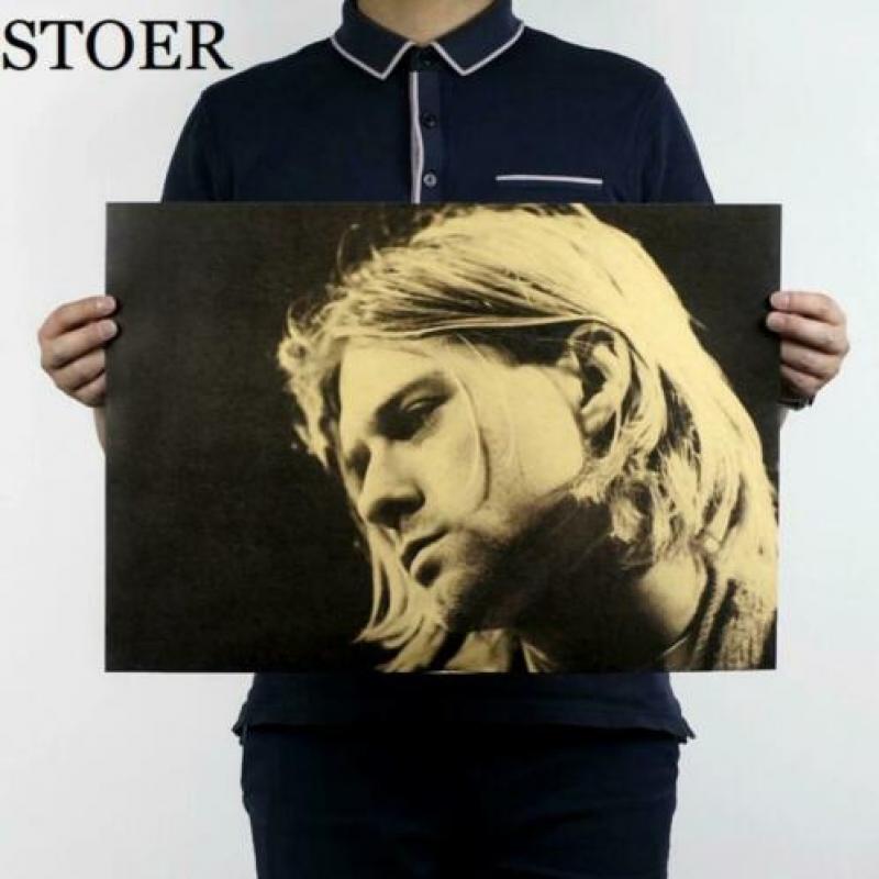 Nirvana Kurt Cobain poster nevermind cd lp foo fighters boek